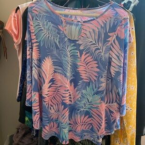 No brand no tag p2 p 20 like silky material pink and blue